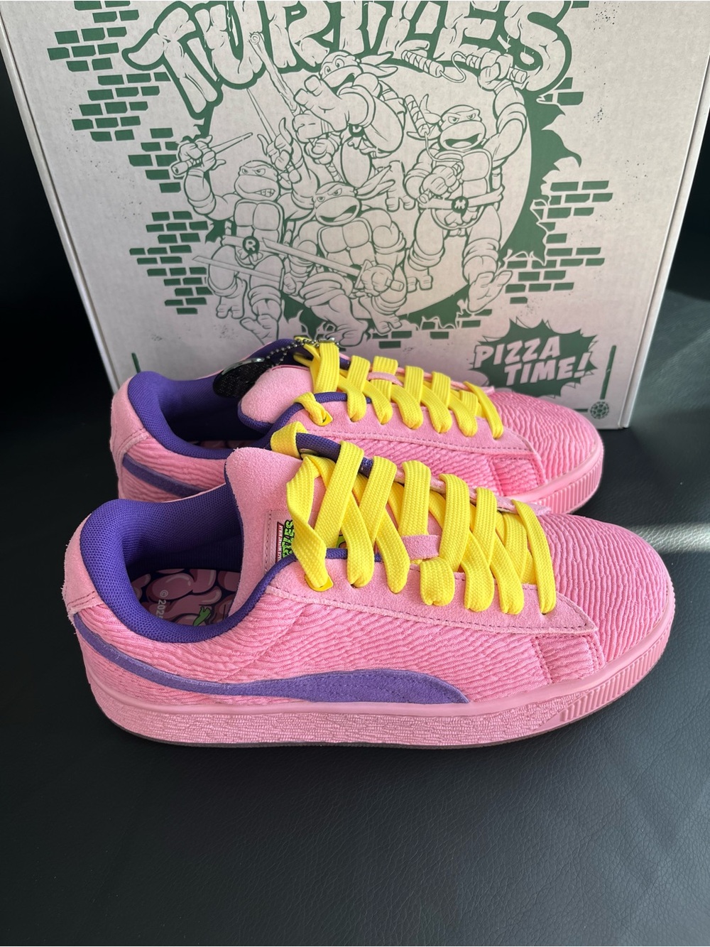 PUMA Big Kids Shoes Suede Xl 2 Teenage Mutant Ninja Turtles Unisex Sneakers